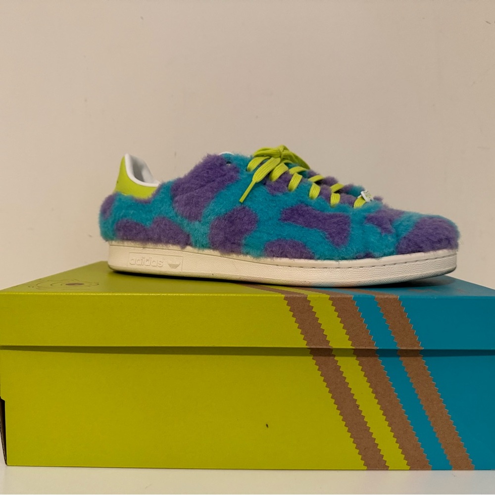 Adidas Fuzzy Turquoise and Lavender Shoes